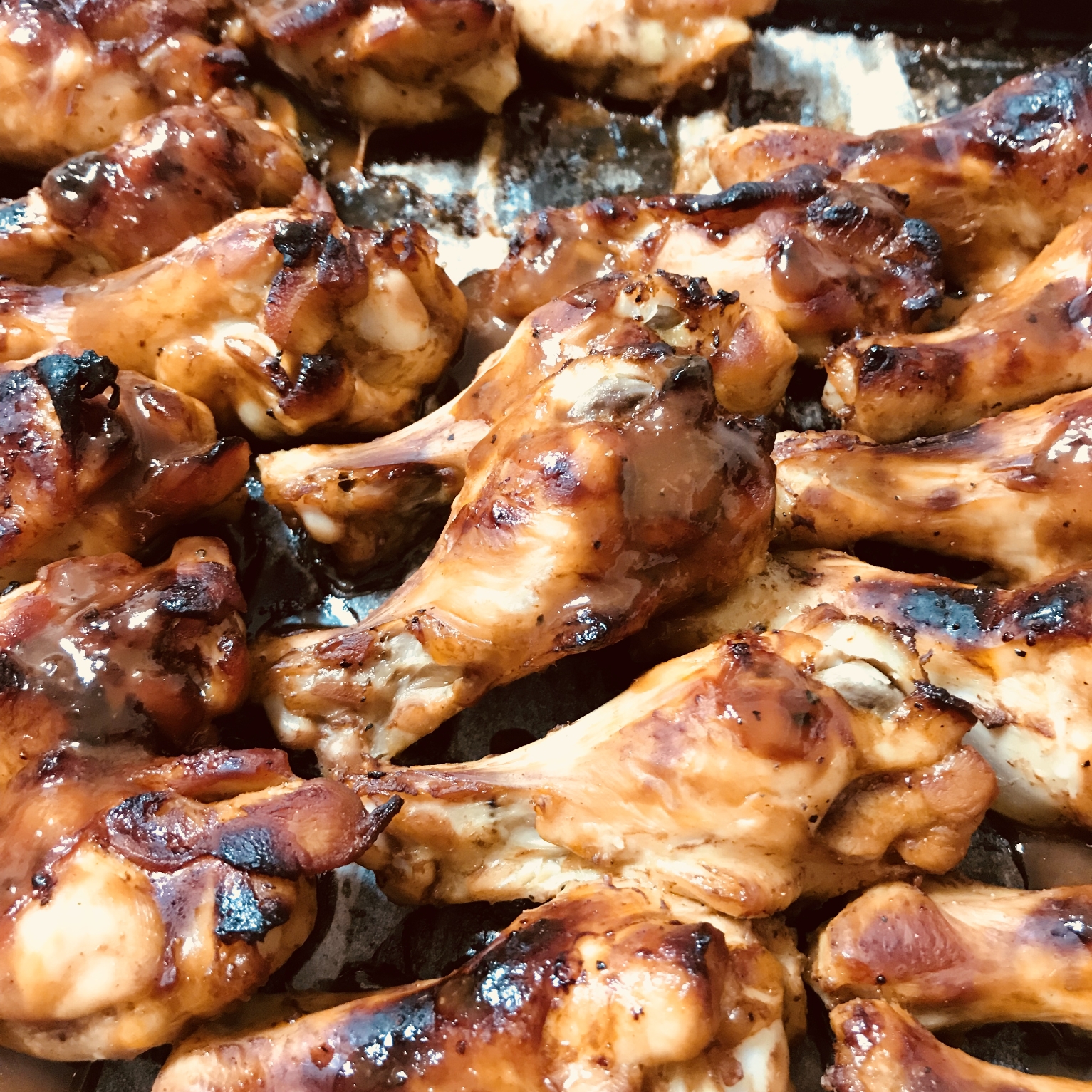 鶏手羽元bbqグリル